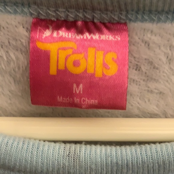 Official Dreamworks Brand “Trolls” Fleece sweater - Picture 2 of 4